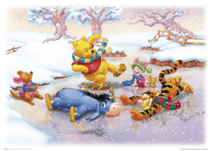 Winnie the Pooh Ice Skating