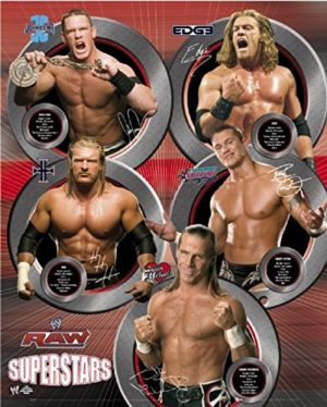WWE Raw Superstars Mini Poster
