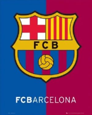 Barcelona Crest Mini Poster