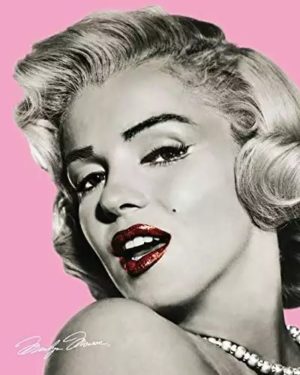 Marilyn Monroe Lips Pink Mini Poster