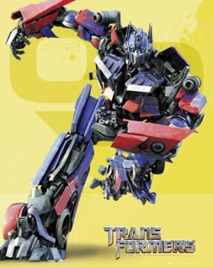 Transformers: Revenge Of The Fallen Optimus Prime Mini Poster