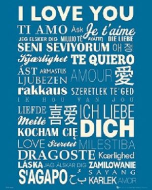 I Love You Mini Poster