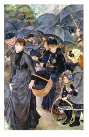 Pierre-Auguste Renoir - The Umbrellas Art Print