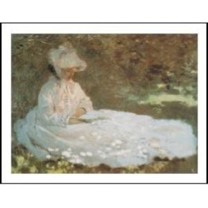 Claude Monet - Woman Reading Art Print