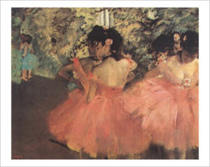 Edgar Degas - Ballerina In Pink Art Print