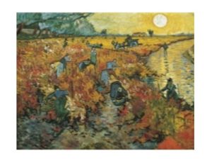 Vincent Van Gogh - The Red Art Print