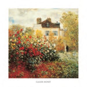 Claude Monet - Detail From The Artist's Garden In Argentuil Art Print