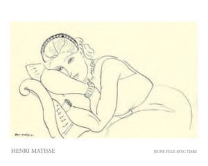 Henri Matisse - Young Girl with Tiara, 1936 Art Print