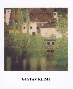 Gustav Klimt - Castle On Attersee Art Print