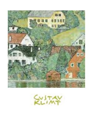 Gustav Klimt - Houses At Unterach Art Print