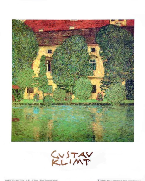 Gustav Klimt - Kammer Castle on Attersee I Art Print