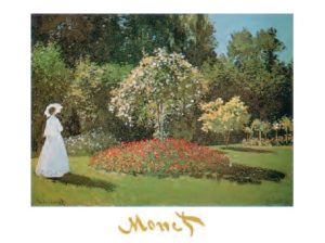 Claude Monet - Lady in the Garden