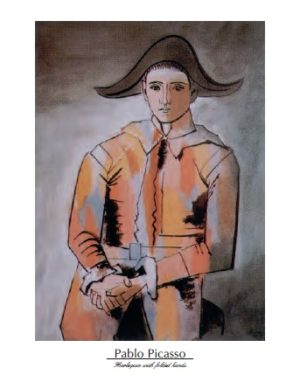 Pablo Picasso - Harlequin with Folded Hands
