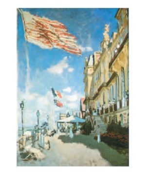 Claude Monet - Hotel Roches Noires, Trouville Art Print