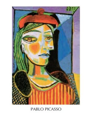 Pablo Picasso - Woman In Red Beret Art Print