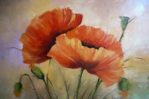 Olga Kaesling - Poppies Vinyl Art Print