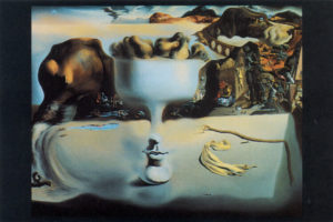 Salvador Dali - Apparition Of Face And Fruit Dish On A Beach Poster