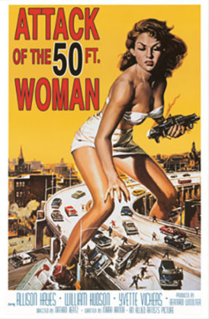 Attack of the 50ft Woman Poster