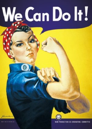 Rosie the Riveter We Can Do It Poster