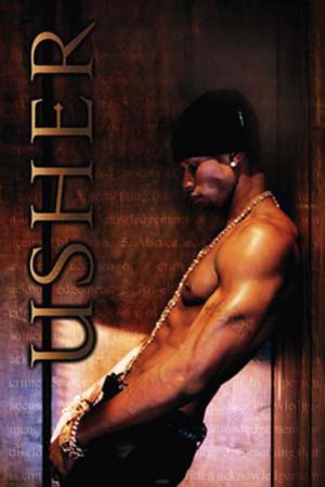 Usher Leaning Words Poster (Published 2004, some wear)