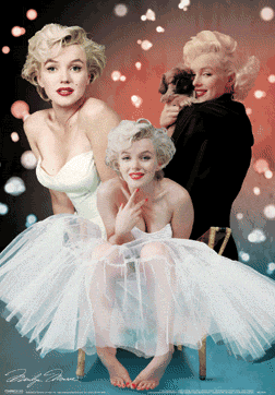Marilyn Monroe Montage Collage Large 3D Lenticular Poster