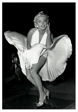 Marilyn Monroe The Legend Vent Seven Year Itch Large 3D Lenticular Poster