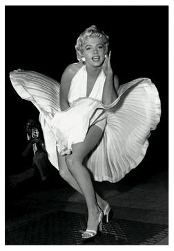 Marilyn Monroe The Legend Vent Seven Year Itch Large 3D Lenticular Poster - Image 2