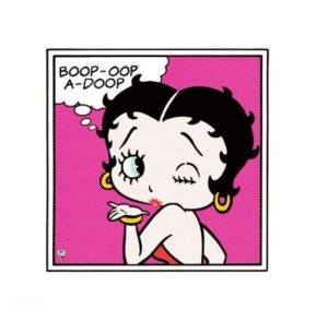 Betty Boop Comic Art Print