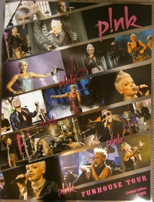 Pink Funhouse Tour Metallic Photographic Print Ltd Ed