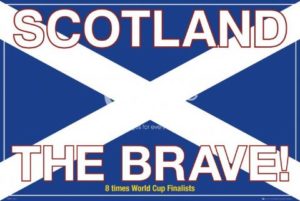 Scotland the Brave Soccer Flag