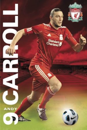 Liverpool Andy Carroll Poster