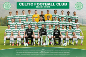 Celtic Team 2014/2015 WINNERS SCOTTISH PREMIERSHIP Poster
