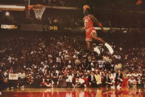 Basketball Michael Jordan Slam Dunk Poster