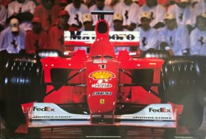 New Ferrari 2001 Car Poster