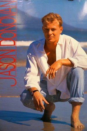 Jason Donovan Beach (printed in 1980s so worn condition)