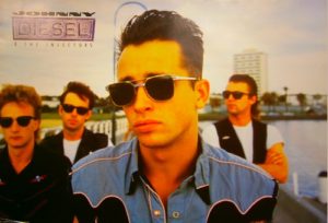 Johnny Diesel and the Injectors Poster (Published early 1990s,  some wear)