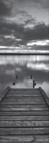 Jetty at Dawn Chesil Beach Dorset UK by Ben Pipe Photographic Print