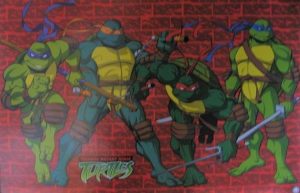 Teenage Mutant Ninja Turtles Red Wall Mini Poster