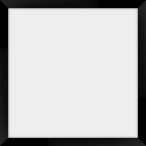 Vinyl Record Frame for 12” LP Album Display - 20mm Flat Black Frame