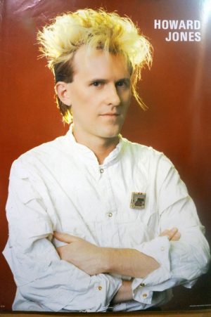 Howard Jones Poster (Published 1980s, some wear)