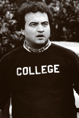 National Lampoon's Animal House John Belushi College Shirt Poster