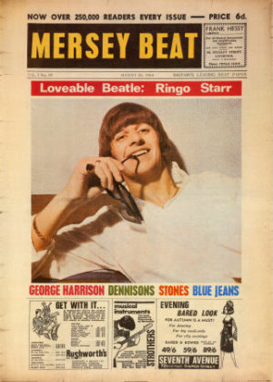 The Beatles Mersey Beat Ringo Starr Poster