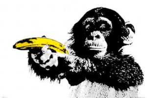 Monkey Banana Poster
