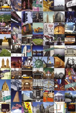 New York Collage Poster