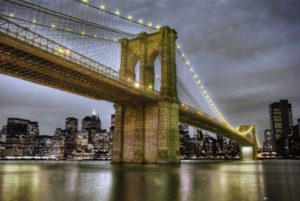 New York Brooklyn Bridge Poster