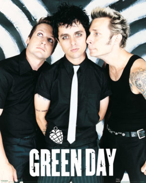 Green Day White Tie Mini Poster