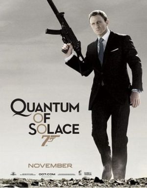 James Bond Quantum of Solace Gun Mini Poster