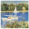 Claude Monet - Detail From The Pool At Argentuil Art Print