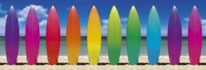 Surfboards Jumbo Poster