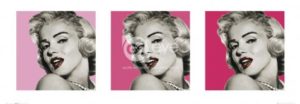 Marilyn Monroe Triptych Photographic Print